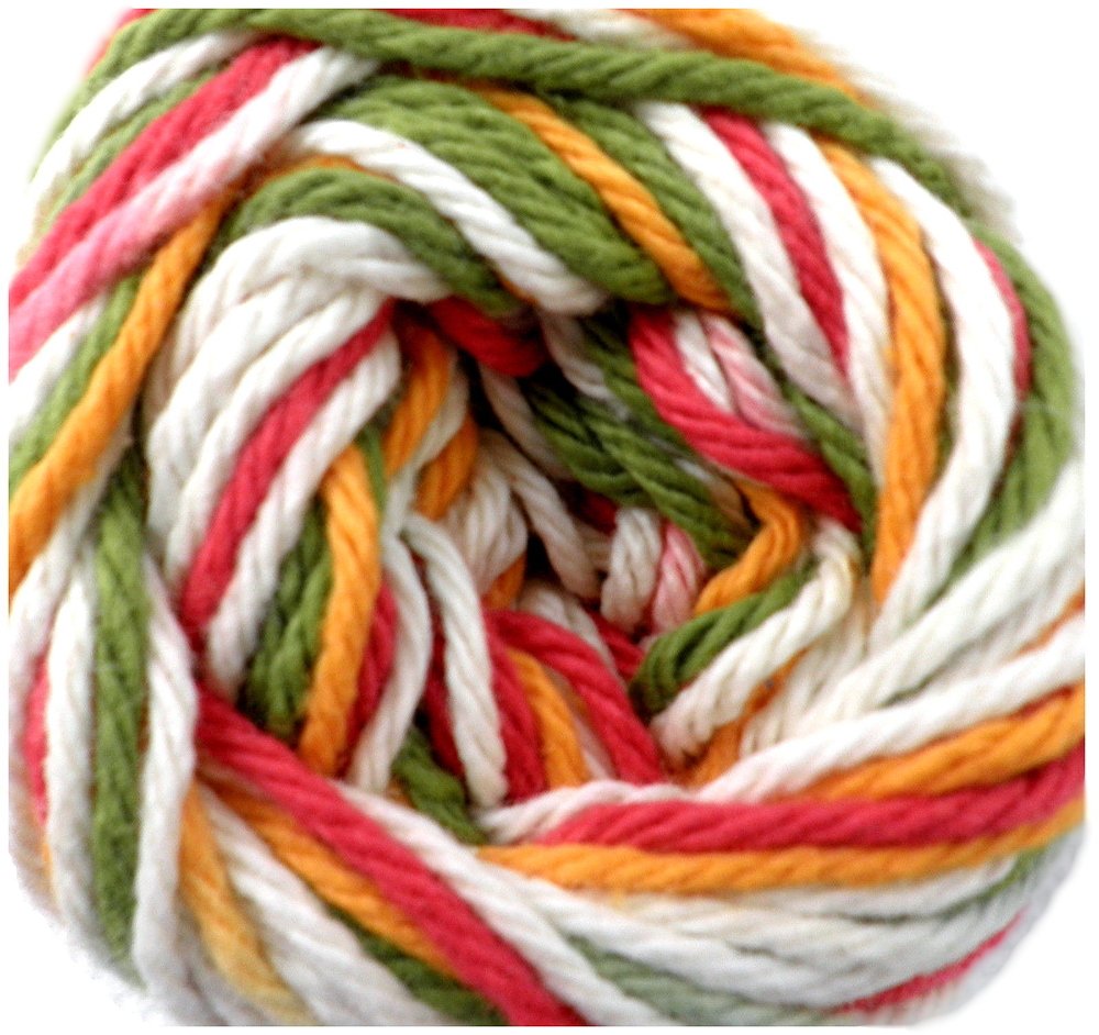 Lily Sugar 'n Cream 100% Cotton Limited Edition Yarn ~ 2-Pack (Mango Madness #2626)