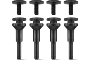 Pftjujudan Mounting Mandrel for Cut-Off Wheels W/3/8" Arbor Hole, 1/4" Stem,for Die Grinder Accessories (4)