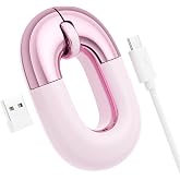 FOPATO Bluetooth Mouse for Laptop Donut Pink Wireless Mouse, Rechargeable | Dual Mode Portable Travel Mouse, Computer Mouse, Silent Mice BT 5.0 &amp; 2.4G, 1200 DPI for Mac, iPad, PC