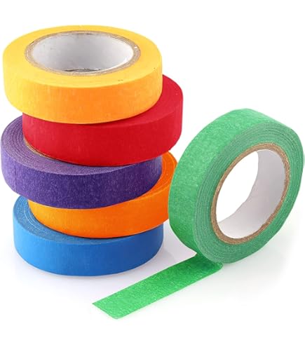 Cinta Adhesiva Para Arte - Sin ácidos, 3 Rollos Blancos Para Acuarela Y Manualidades