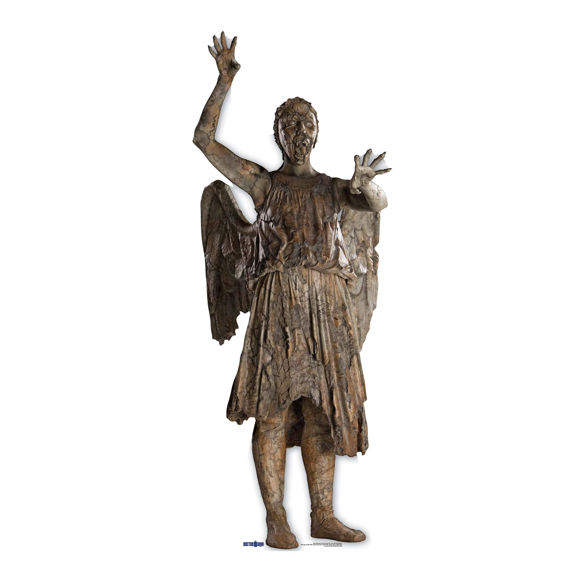 Attacking Weeping Angel 182cm Lifesize Cardboard Cutout.