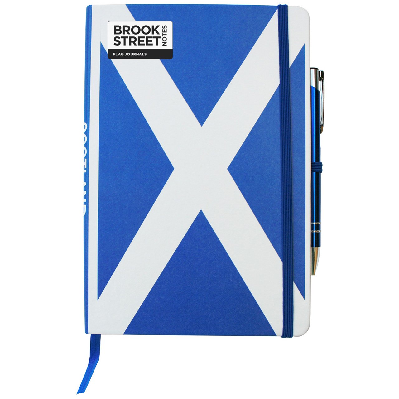 Scotland Flag Notebook - Hardback A5