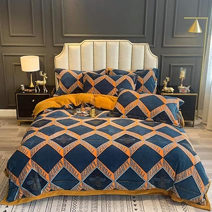 Shinon Funda de edredón 220x240-Otoño e Invierno Gruesa sábana de