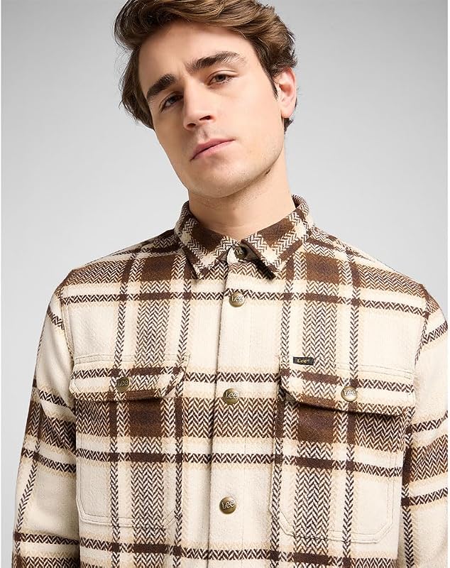 - Camisola de homem - Camisa descontraída por cima - Arábica Xadrez