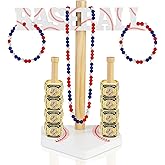 AKAIXI Home Plate Baseball Necklace Holder, BASEBALL Sign Championship Ring Display Stand, Baseball jewelry Accessories Organizer Dresser Decor for Men Baseball Mom Lovers Team Player Coach Gift