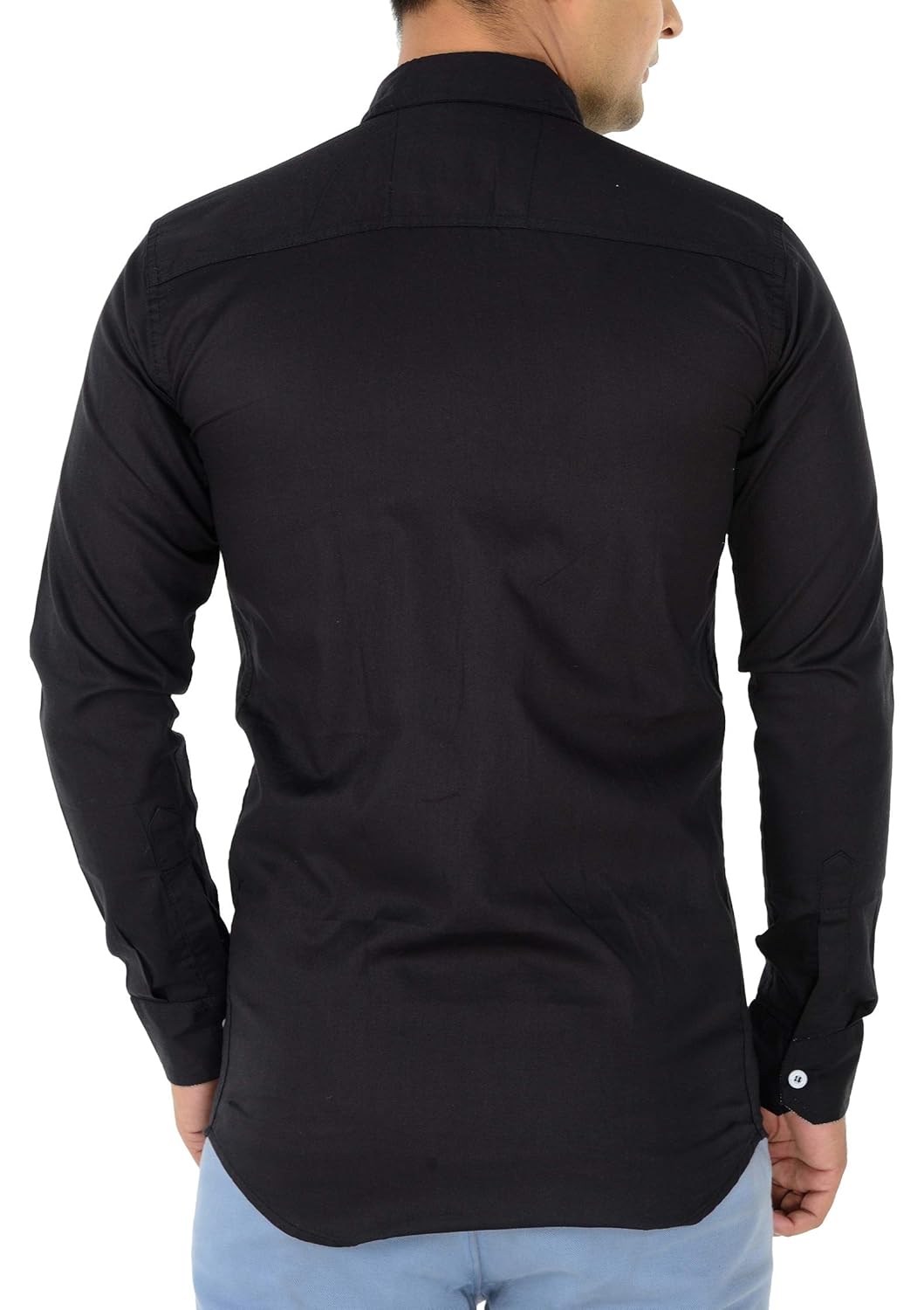 n t fashion men's satin casual shirt