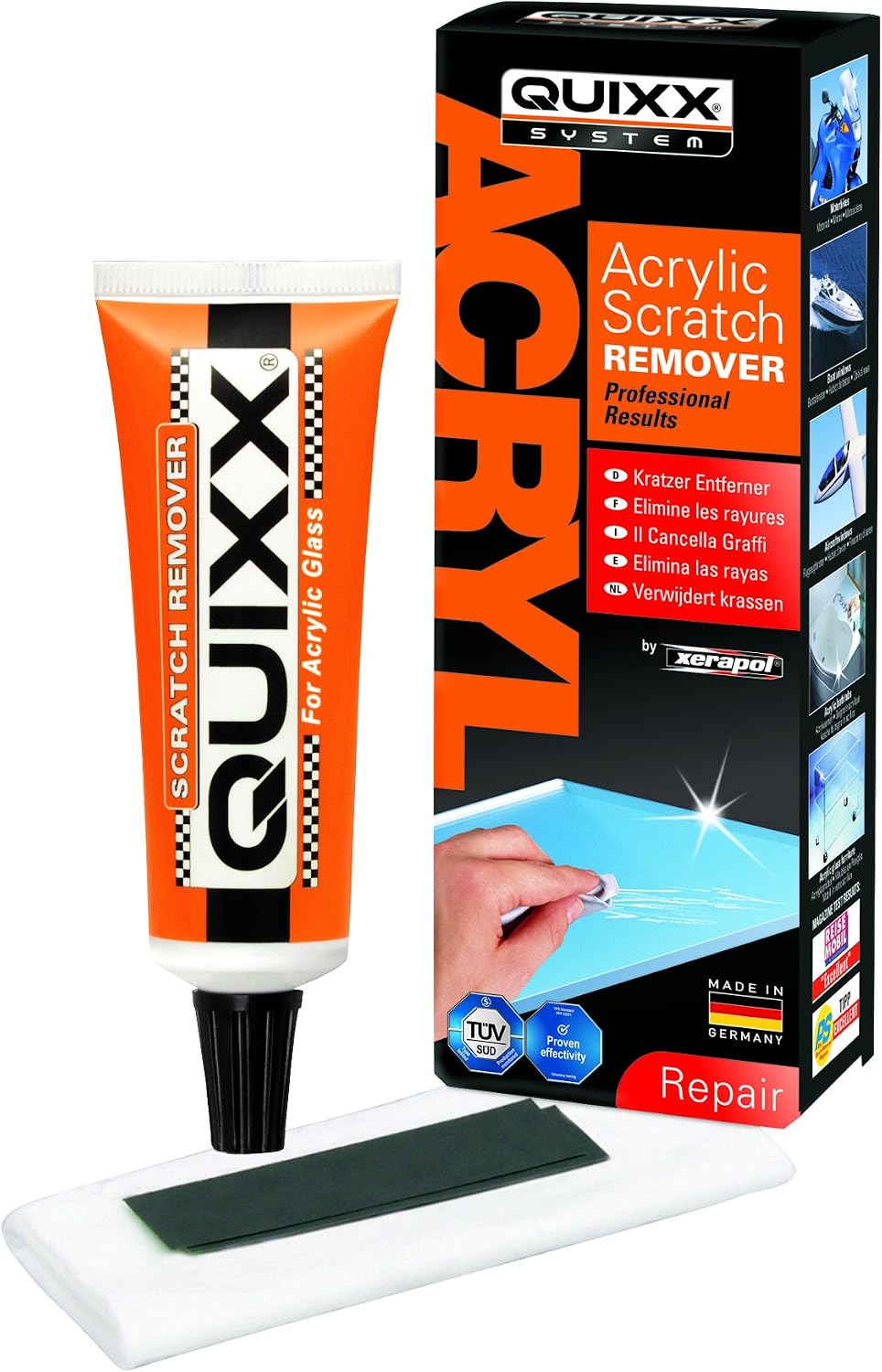 SUMEX QUIXX20 Plastic Polish - Scratch Remover for Plastic Xerapol