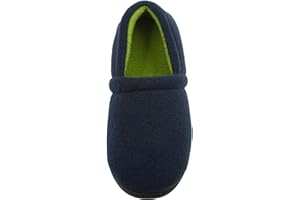 Skysole Fleece Slippers for Boys, Soft Kids Slippers with Closed Back
