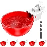 ZenxyHoC Chicken Waterer Cups, 6 Pack Automatic DIY Chicken Water Cups with 3/8'' Hole Saw