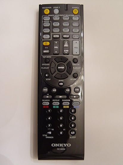 Amazon Com Onkyo Rc 866m Audio Video Receiver Remote Control Home Audio Theater