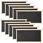 POLLIBEE Deep Brood Bee Frames and Wax Foundations,10 Pack Honey Beehive Frames with Beeswax Coated Food Grade Foundation Sheets, 9-1/8-Inch (Black
