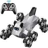 NQD&reg; RC Robot Dog Toy, 8-Wheel Drive Stunt Robotic Dog, 360&deg; Spin Drift &amp; 75&deg; Climbing RC Car, Remote Control Robot with LED Light &amp; Sound, Electronic Pet Gift for Boys 3-12