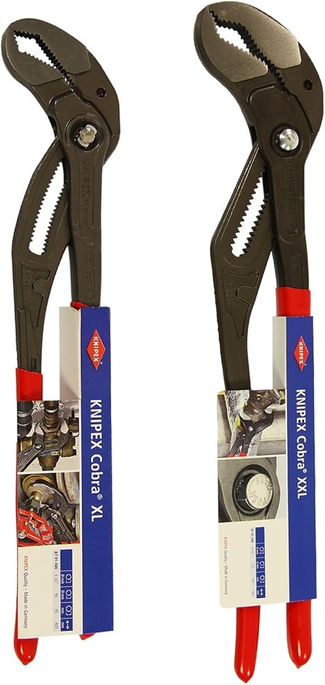 Knipex 8701 Xl Xxl Pince Multiprise Cobra Pince Cle Cle Pince Pompe A Eau Pince Tuyau 87 01 400 560 Plomberie Sanitaire 400 560 Mm Amazon Fr Auto Et Moto