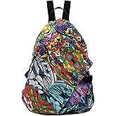 Black Butterfly Bohemia Style Large capacity Backpack for women, Fashion female backpack, DIY handbag backpack