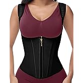 SHAPSHE Waist Trainer for Women, Tummy Control Sports Girdle, Workout Body Shaper with Adjustable Shoulder Strap