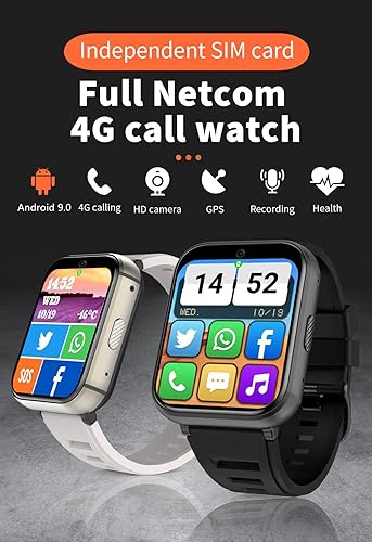 Amazon Ticwris Max 4g Smart Watch Phone Android Dual Camera - Main Image