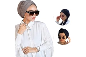 Dubai Turban-Turbans for Women-Hijab for Women|Hair Wraps-Head Wraps for Women|Hijab Undercap-Caps-Instant Hijab