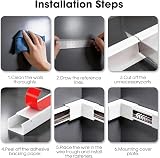 Flow fire White Cable Trunking 30x15mm 4M Self Adhesive Kit 10x L400mm view 5
