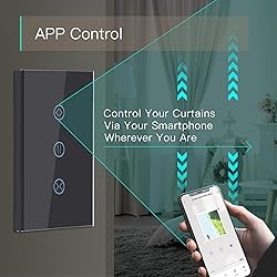 BSEED Smart Curtain Switch, WiFi Blind Switch