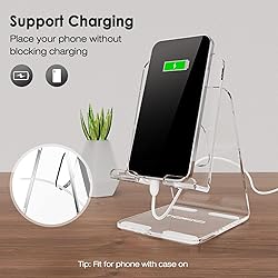 MoKo Acrylic Tablet Stand, Adjustable Angle Phone