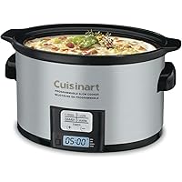 Cuisinart 3.5 Quart Programmable Slow Cooker, 4 Cooking Modes, Dishwasher-Safe Pot and Lid (PSC-350C)