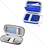 Heart Monitor Case Compatible with AliveCor Kardia Mobile ECG/for KardiaMobile 6L for Apple and Android Device - CASE ONLY (Black) Bundle with