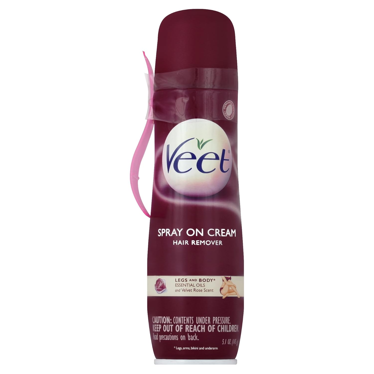 Veet Spray On Hair Remover Cream with Essential Oils, 5.10