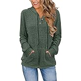 JomeDesign Womens Sweaters Fall Long Sleeve Hoodie Laides Sweatshirts Loose Casual Fashion Clothes S-2XL
