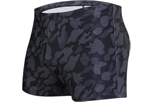 KGKE Mens-Swim-Jammers Athletic-Swimwear Quick-Dry-Shorts Durable-Team-Swimsuits - Drawstring Competition Swimming UPF50+