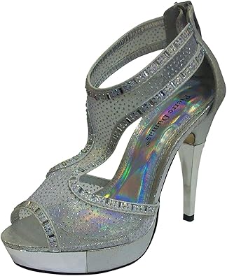 mesh platform sandals