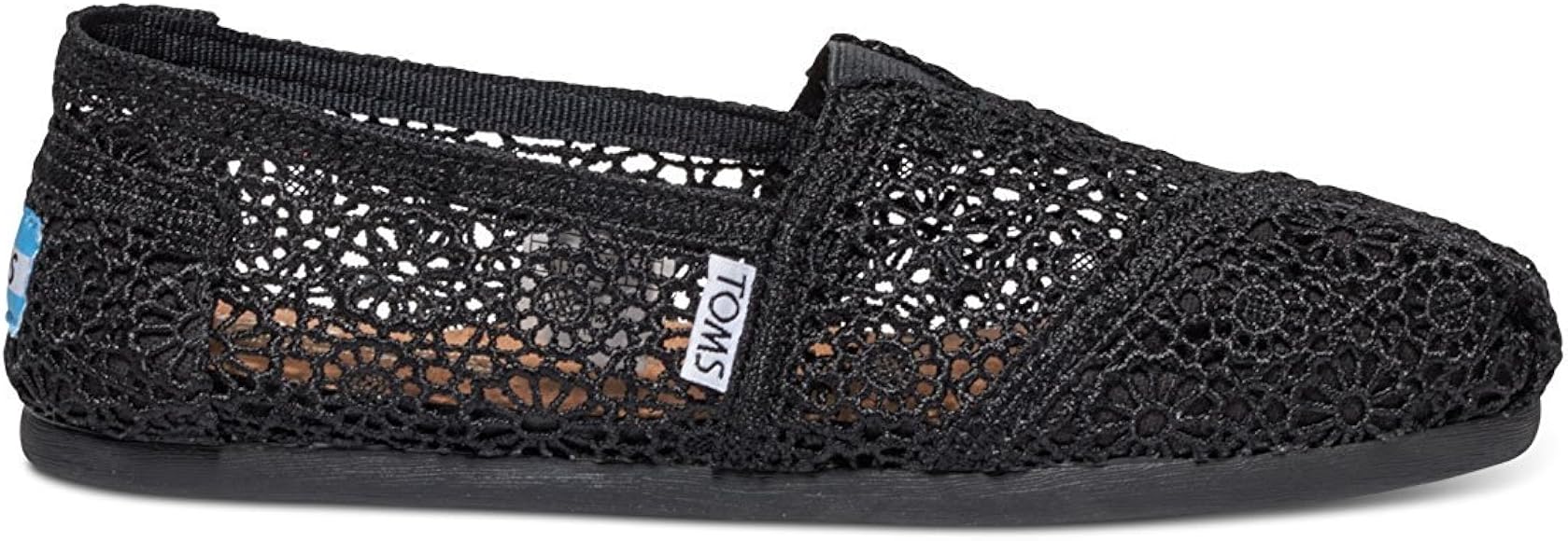 black moroccan crochet toms