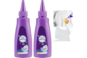 BEEPOW Active Enzyme Laundry Stain Remover,Active Enzyme Stain Remover,Active Enzyme Clothing Stain Remover,Clothes Oil Stain Remover（2PCS）