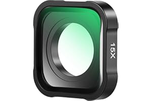 NEEWER 15X Macro Lens Compatible with GoPro Hero 11 Hero 10 Hero 9 Black, Hero 11 10 9 Action Camera Close Up Filter Anti Ref