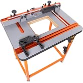 O'SKOOL Router Table System with Micro Adjust Fence,RTS026 | Micro Fence Adjustment, Precision Guide Rails, One-Hand Adjustment, 32" &times; 24" Table Top, Safety Switch
