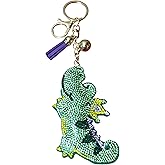 Popfizzy Rhinestone Keychains for Women and Girls, Bling Purse Charms, Birthday Gifts for Her, Backpack Key Chain, Bag Charms