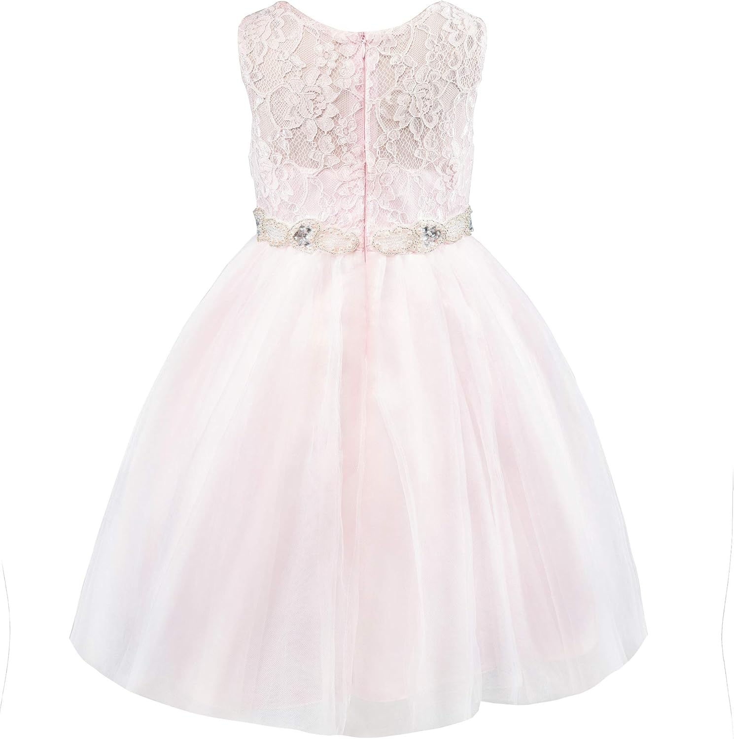 tulle dress with flowers inside