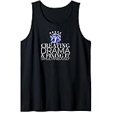 Aries Zodiac Creating Drama & Fixing It Simultaneously Sign Tank Top