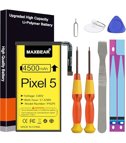 Batterie SwarKing Pour Google Pixel 5 – GD1YQ GTT9Q – Avec Kit D'outils