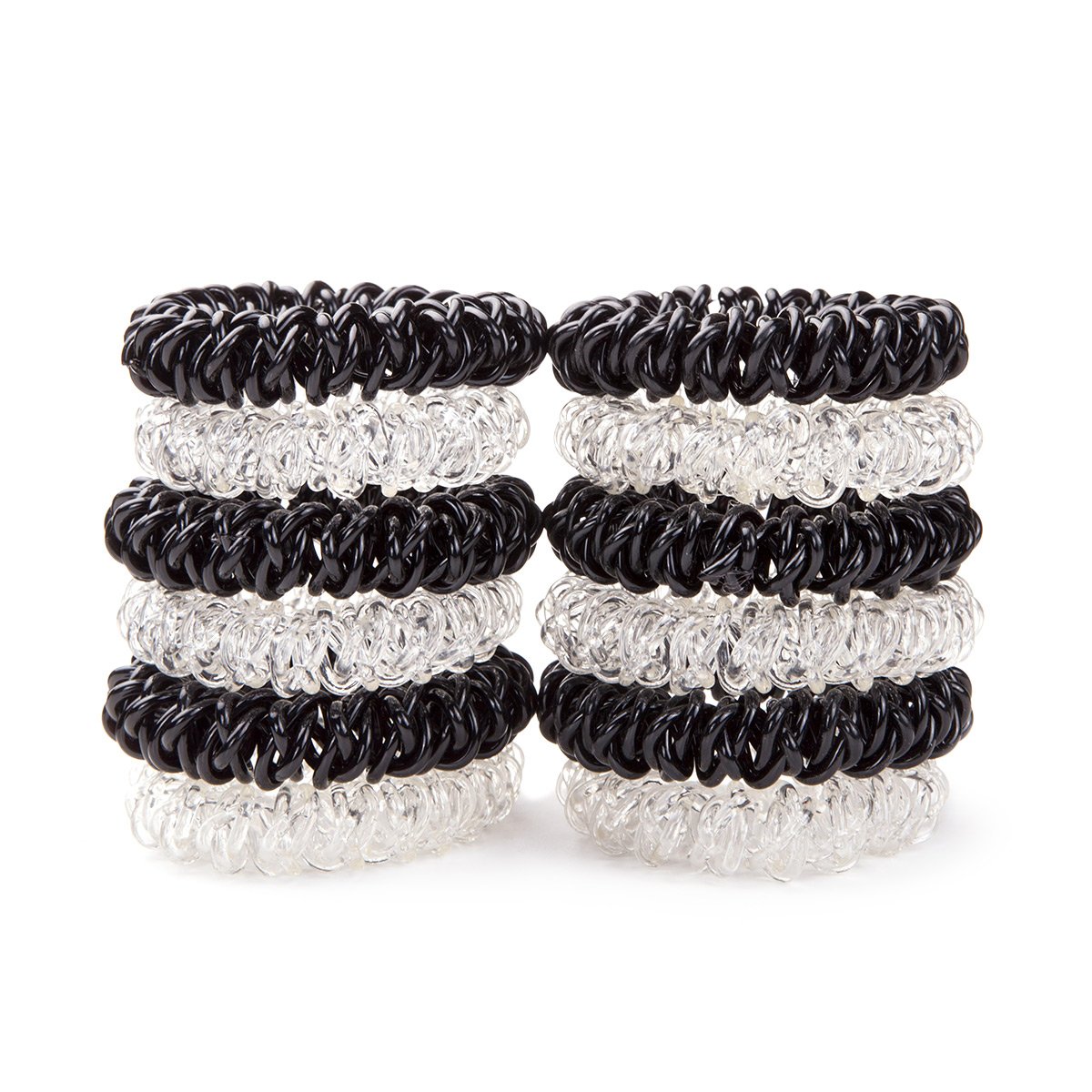 Buy Yigou 12pcs Phone Cord Hair Ties Spiral Hair Ties No Crease