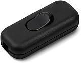 AXFEE 6A DP Inline Switch Torpedo Design 250V 2/3 Core Black