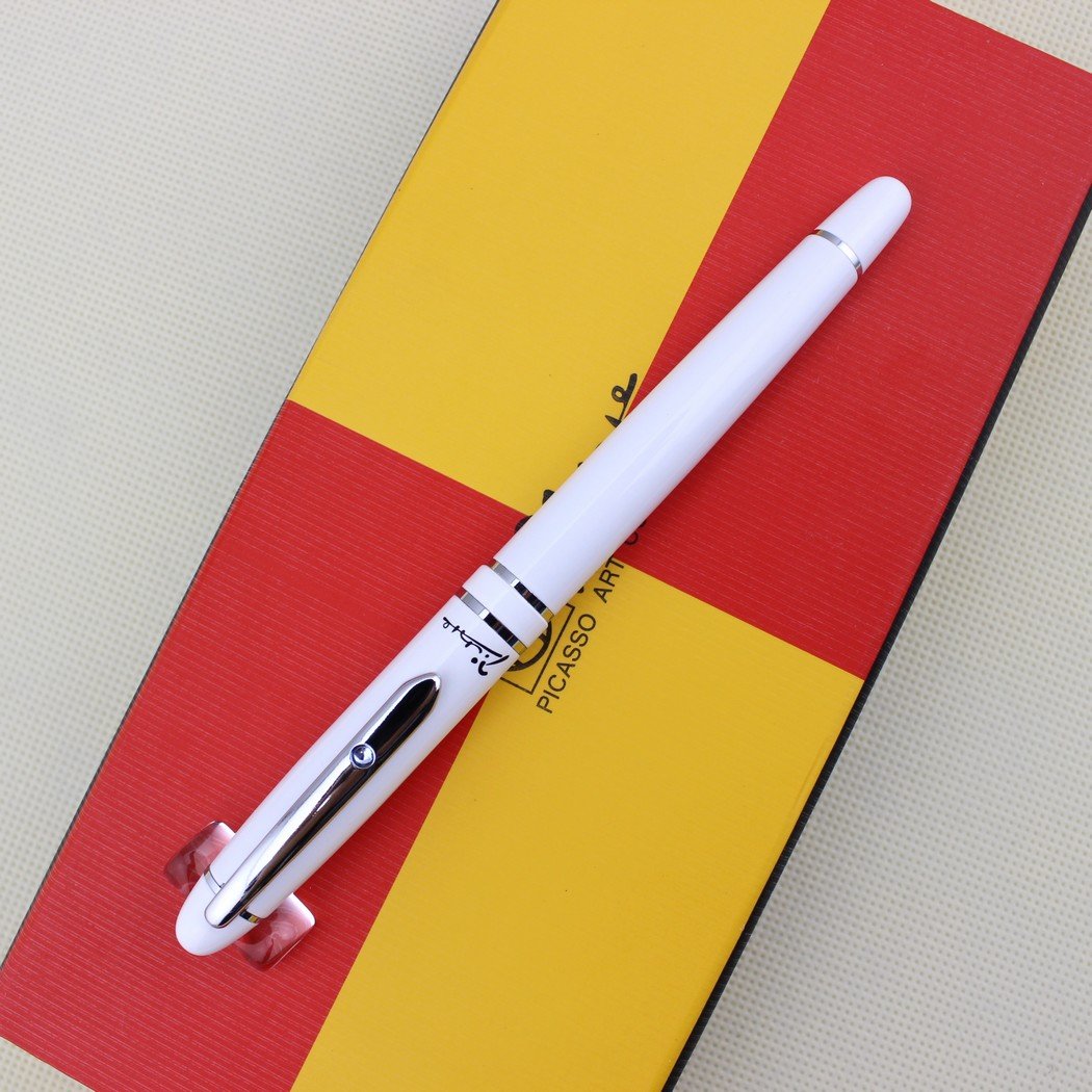 Gullor Excellent Roller Ball PEN Picasso 608 Crystal White Silvery