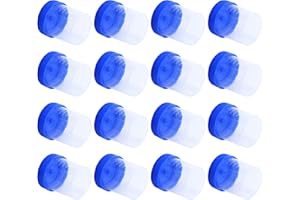DOITOOL 50 Pcs 40ML Specimen Container with Screw on Leak Resistant Lid Sterile Single Use Cup with Tamper Evident Seal for U