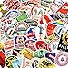 DreamerGO Cool Graffiti Stickers 55 Pieces Various Car Motorcycle Bicycle Skateboard Laptop Luggage Vinyl Sticker Graffiti Laptop Luggage Decals Bumper Stickers