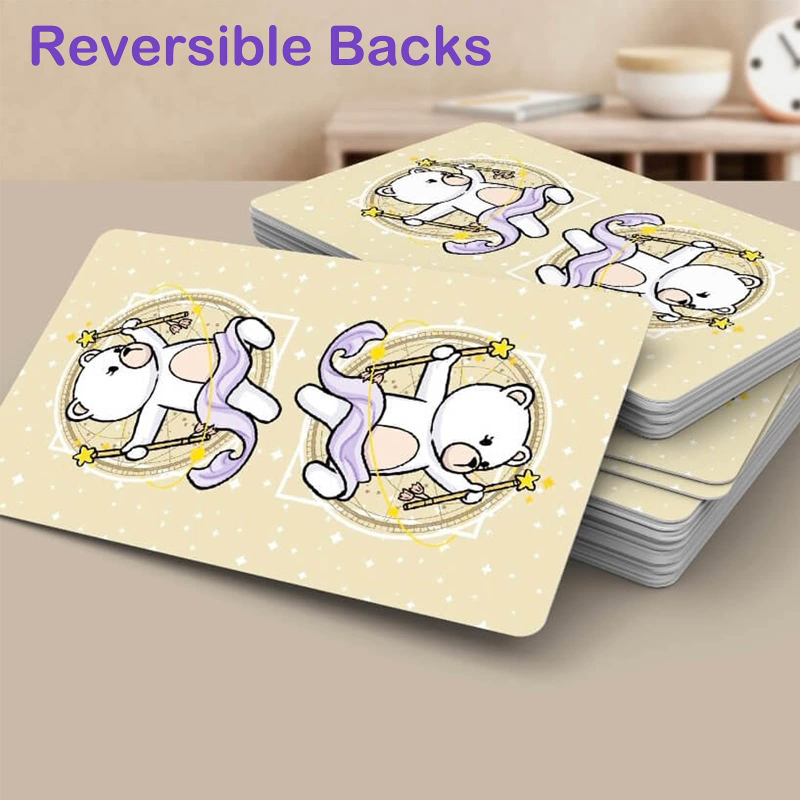 mrdiyshisha Teddy Tarot Deck Ver.2, 79 Adorable Tarot Cards - Standard Size (4.75