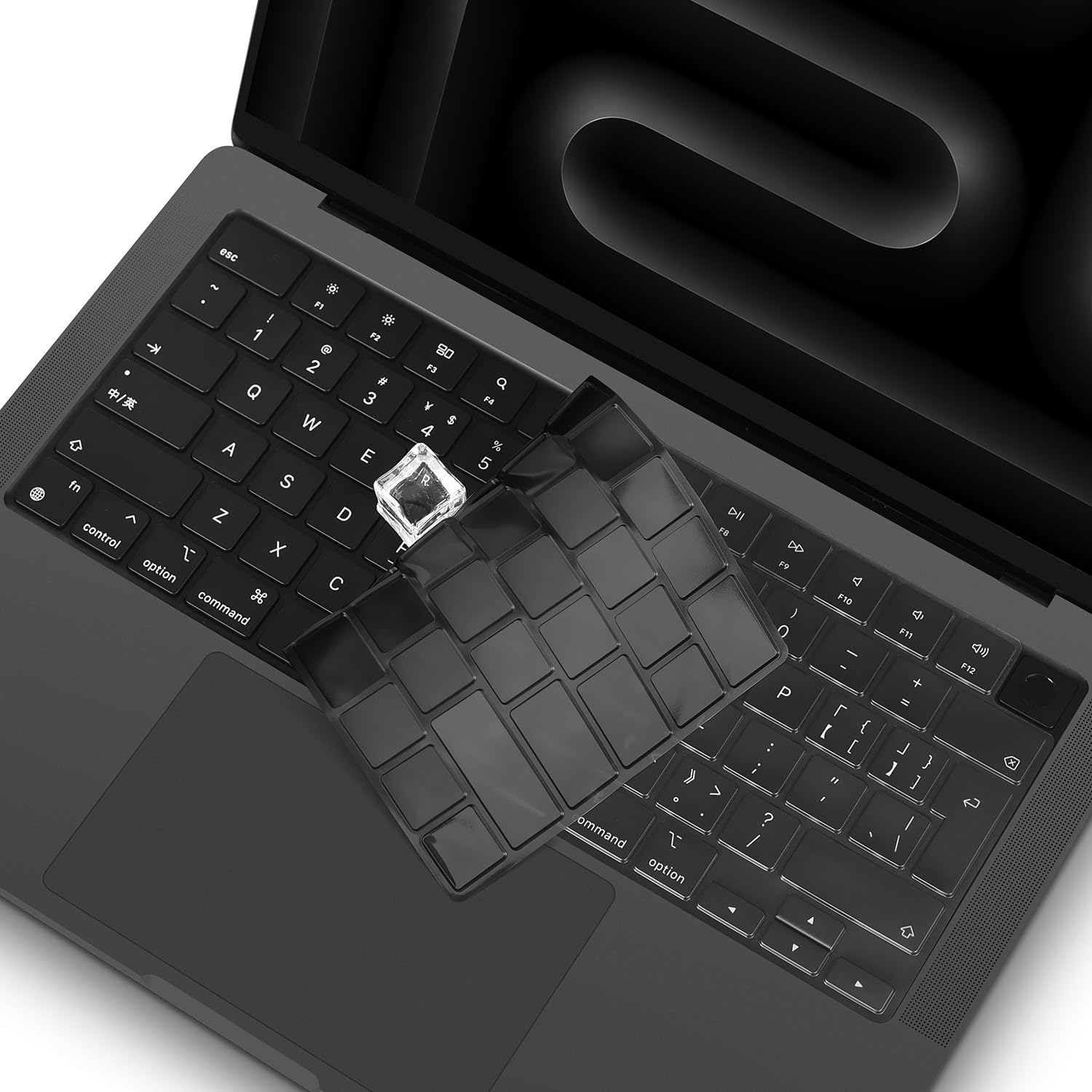 Premium-Tastaturabdeckung, ultradünn, Schutzfolie für M2, M3, M4, MacBook Air 15 Zoll, M2, M3, M4, MacBook Air 13,6 Zoll, 2025–2021, MacBook Pro 14 Zoll, 16 Zoll, M4, M3, M2, M1 Chip Pro/Max