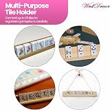 WedDecor Wooden Letter Tile Racks Replacement Board Game Spell Word Game Craft view 5
