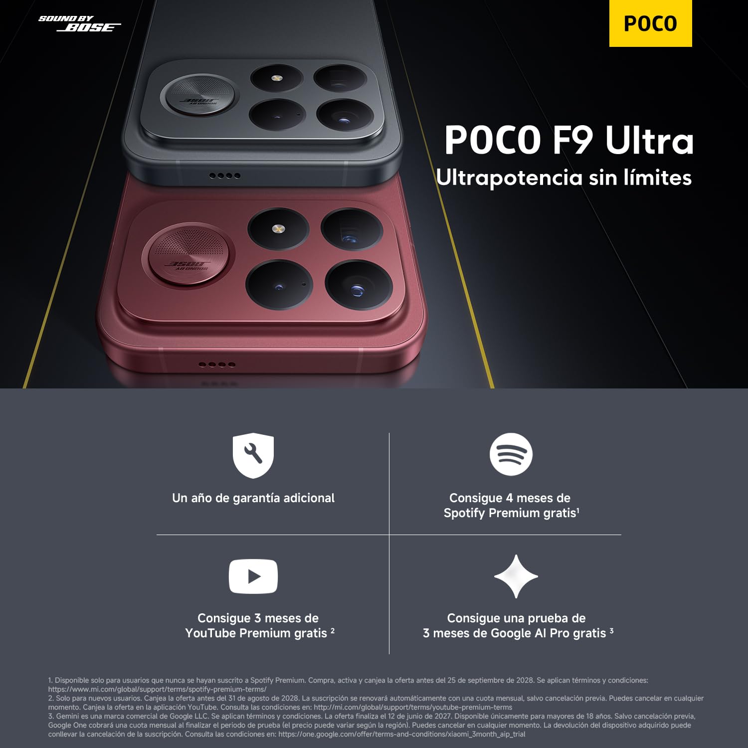 Poco F9 Ultra, 16+512, Cereza Oscuro, 8050mAh, Carga 100 W