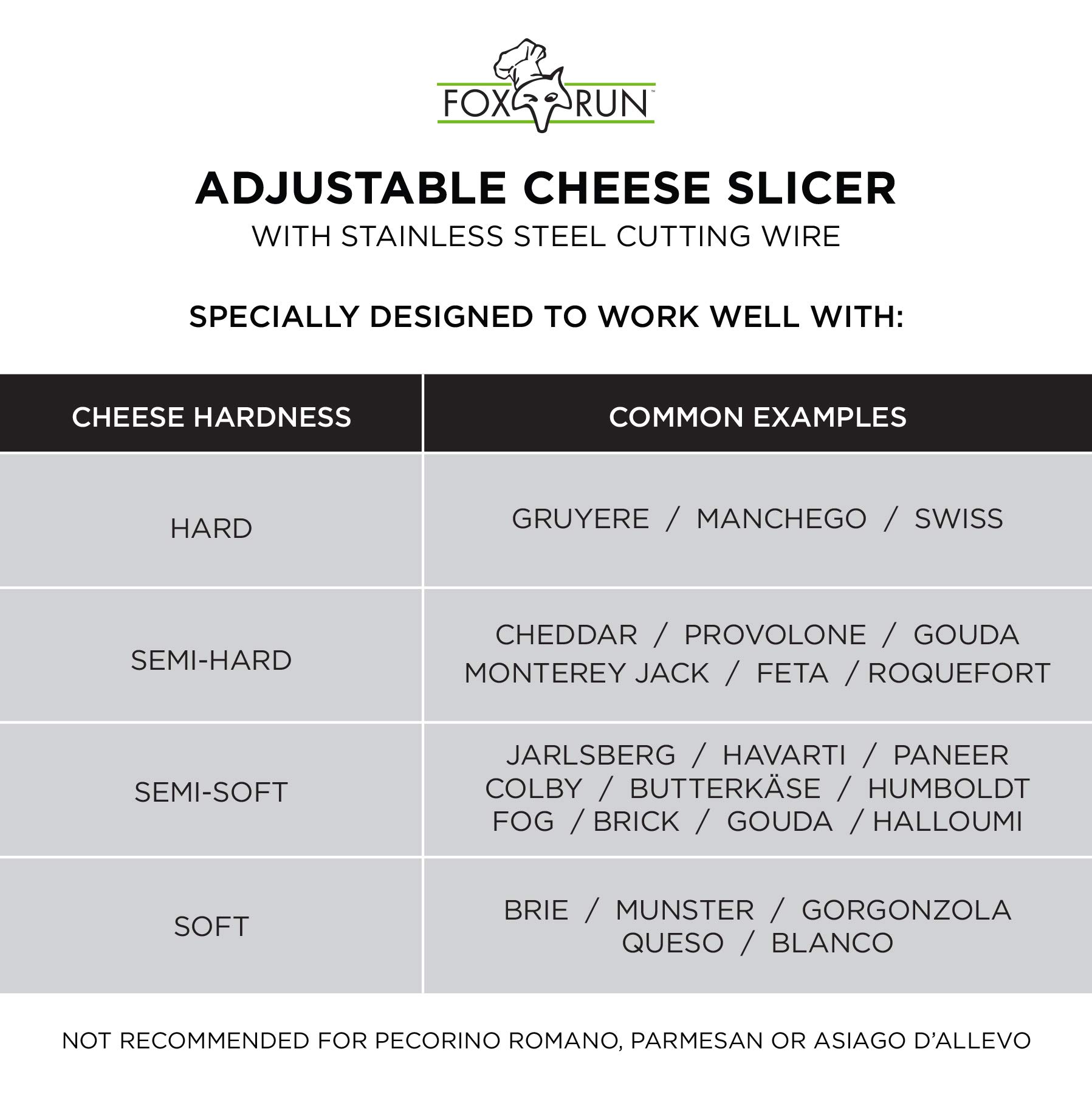 Fox Run Brands Adjustable Cheese Slicer by Fox Run