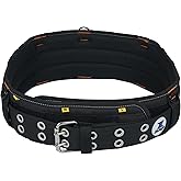 Zeluga Heavy Duty Padded and Non-Padded Utility Belt, Black