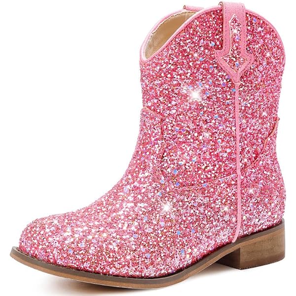 Amazon.com: LAURMOSA Girls Cowgirl Boots Square Toe Mid Calf